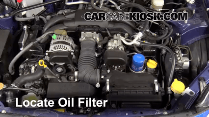 Oil & Filter Change Subaru BRZ (2013-2019) - 2013 Subaru BRZ Limited 2